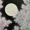 Cherry blossom, full moon
