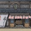 Sop in Ohno, Japanese woodblock print