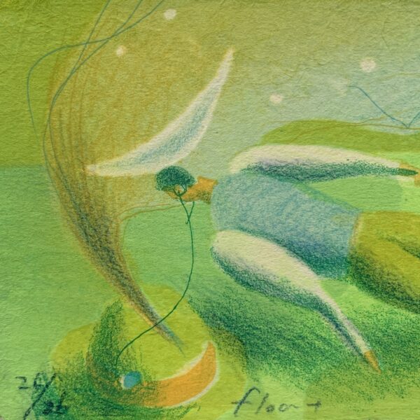 Japanese lithograph by Masaharu Seki