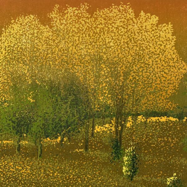 fire bush (maidenhair hill by Japanese artist Takashi Hirose