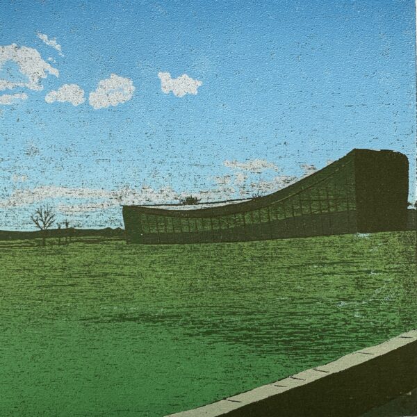Woodblock print by