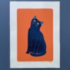 “Curious blue cat” Pose – 13
