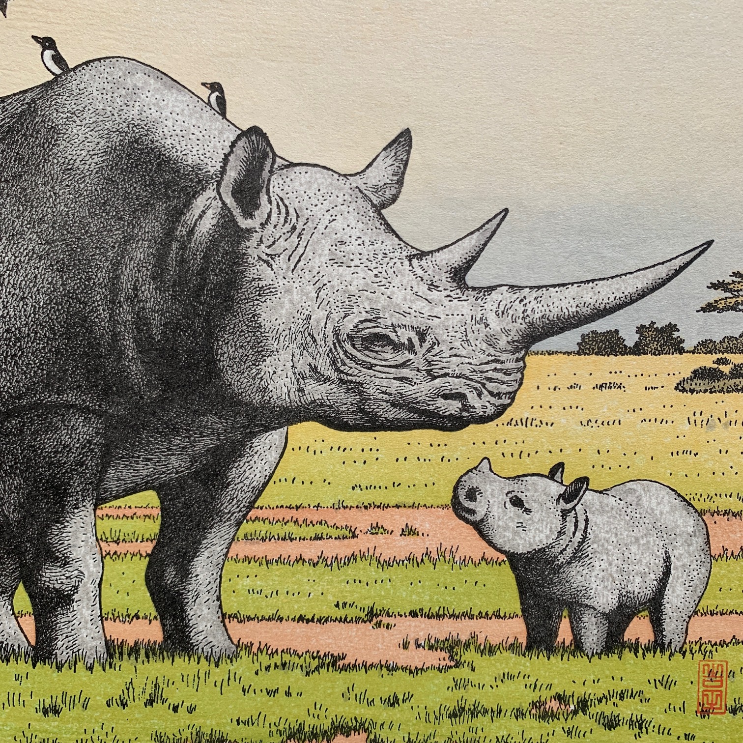 Toshi Yoshida: Rhinoceros